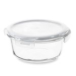 Plat en verre avec couvercle rond 870 ml Lock and Lock